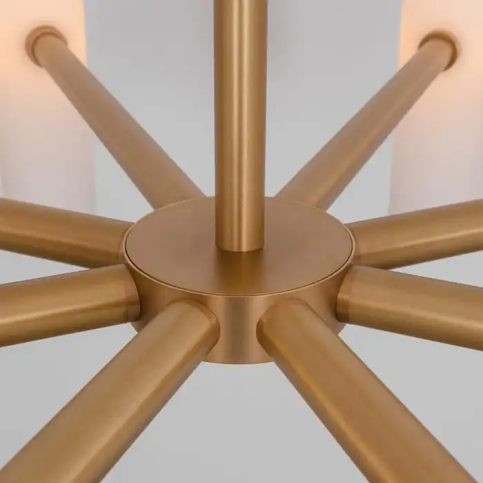 Suspension Odyssey Ronde à diffuseurs en verre opale par Schwung Suspension Odyssey Ronde à diffuseurs en verre opale par Schwung – Image 4