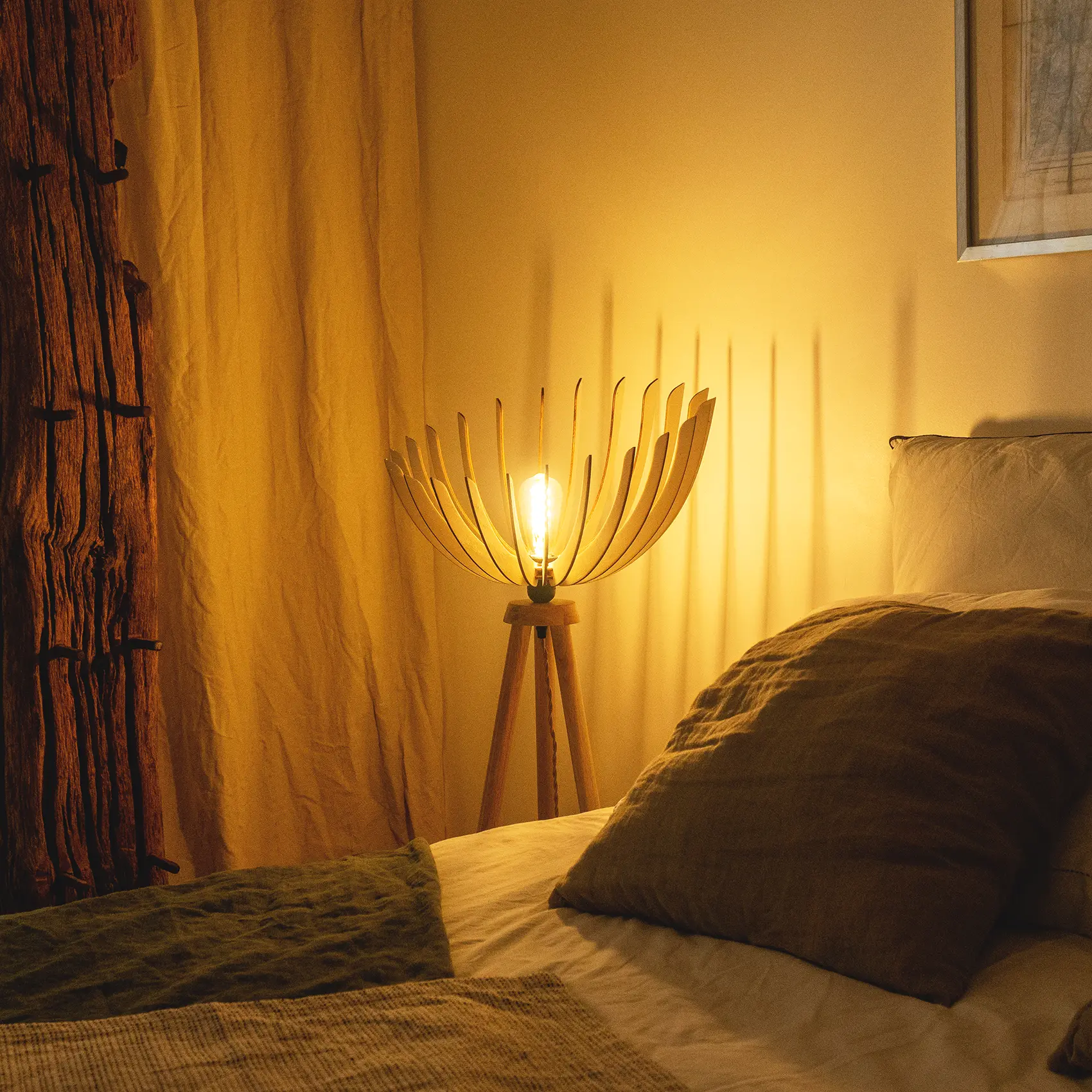 Lampadaire en bois moderne Athéna x Atelier Loupiote Lampadaire en bois moderne Athéna x Atelier Loupiote – Image 6