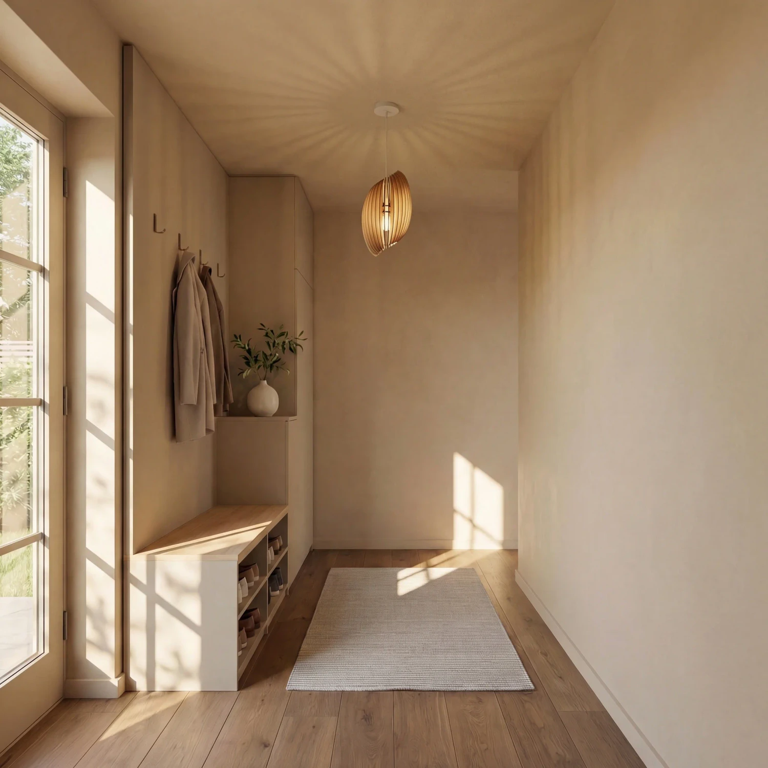 Suspension design bois cocon Assia x Atelier Loupiote Suspension design bois cocon Assia x Atelier Loupiote – Image 3
