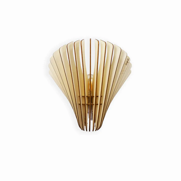 Applique design en bois Aqua style coquillage x Atelier Loupiote