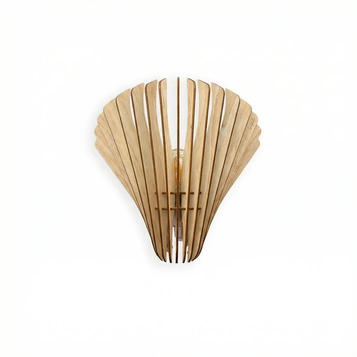 Applique design en bois Aqua style coquillage x Atelier Loupiote Applique design en bois Aqua style coquillage x Atelier Loupiote – Image 7