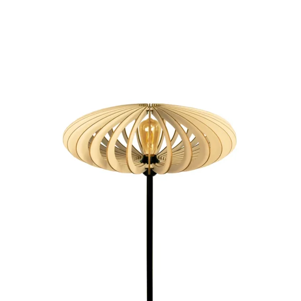 Lampe en bois : lampes à poser, lampadaires et luminaires Lampadaire minimaliste en bois Mini Néo x Atelier Loupiote – vue 2