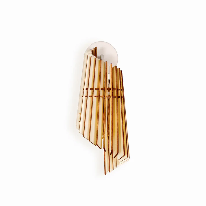 Applique fine en bois Perle au design contemporain x Atelier Loupiote