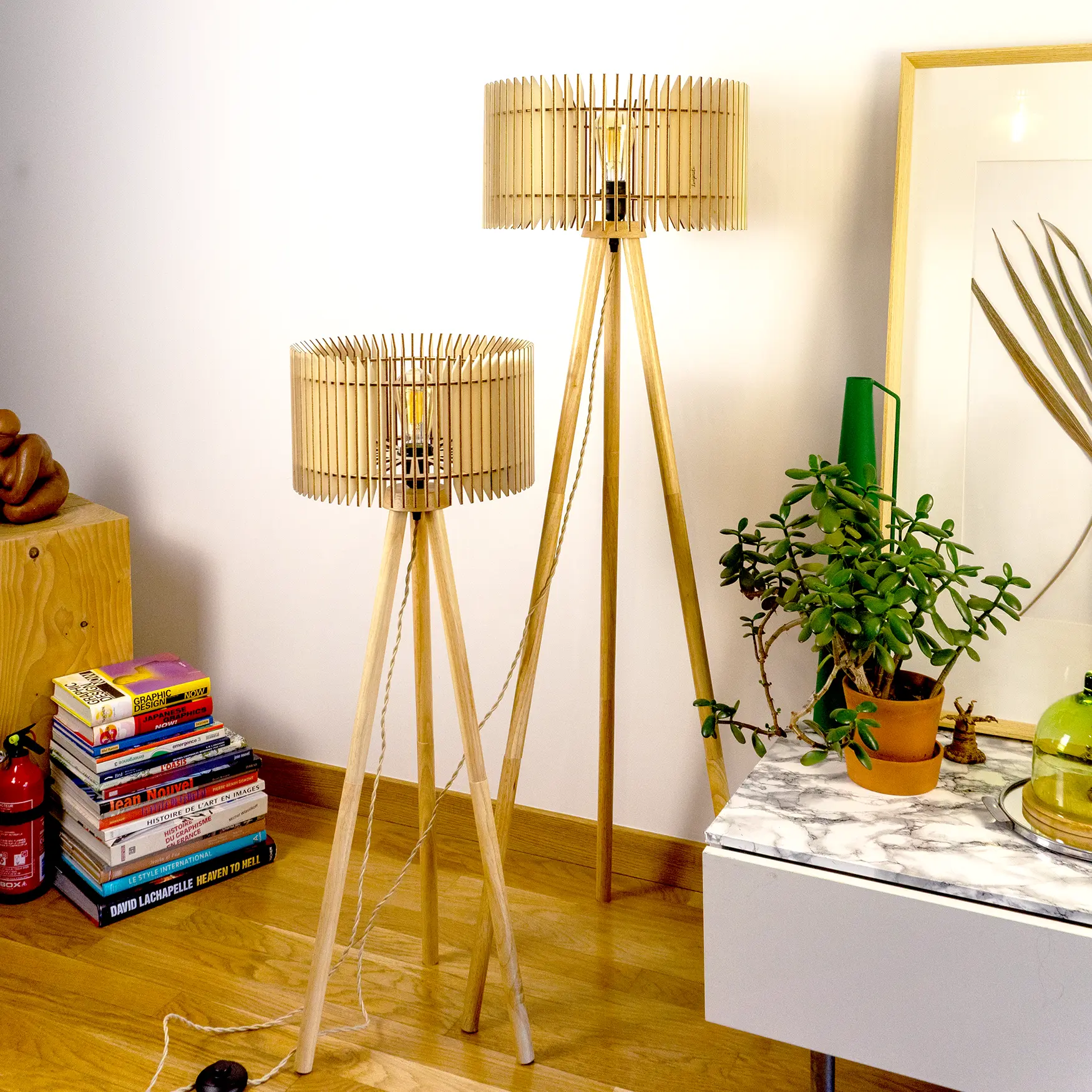 Lampadaire design en bois Apollon x Atelier Loupiote Lampadaire design en bois Apollon x Atelier Loupiote – Image 14
