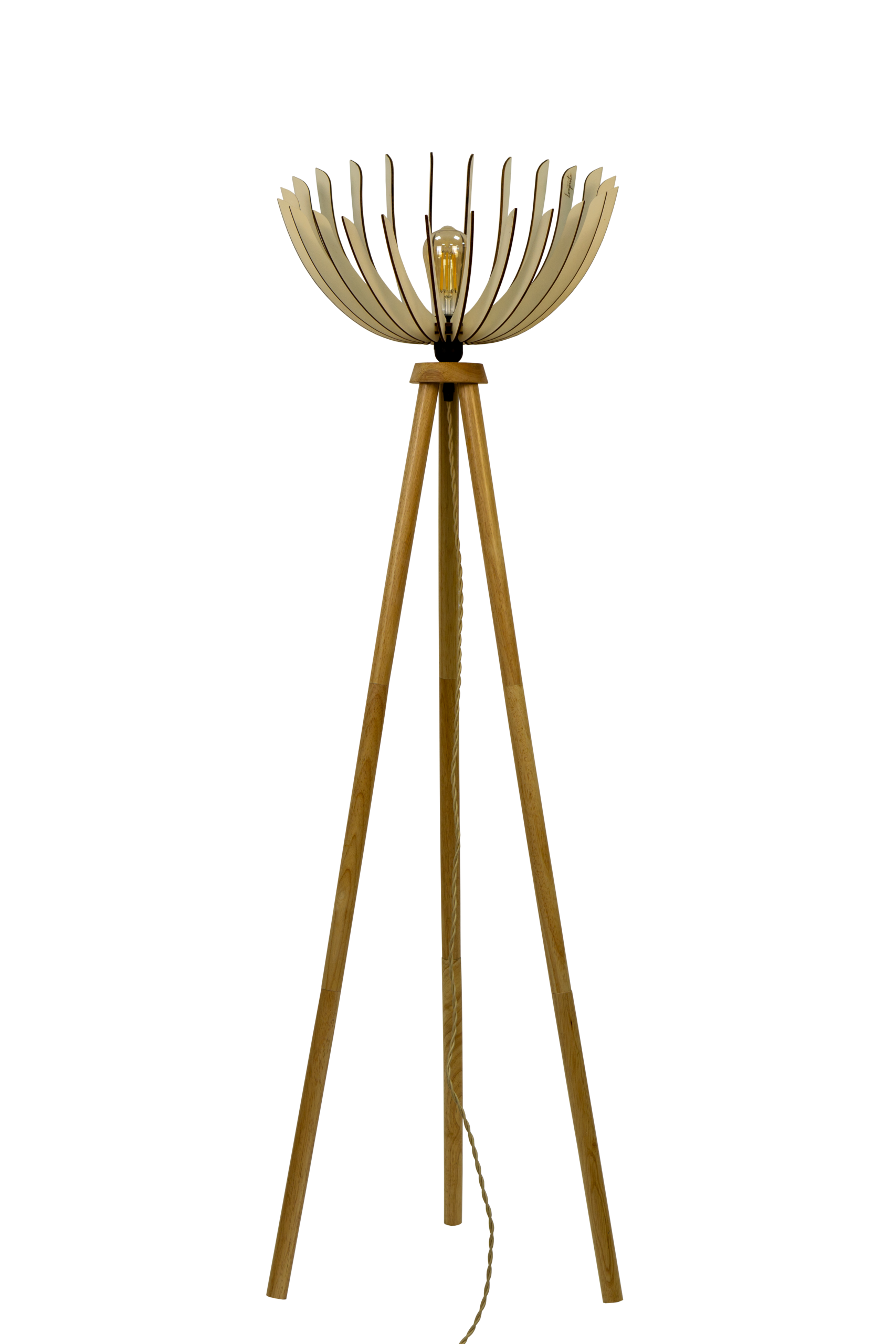 Lampadaire en bois moderne Athéna x Atelier Loupiote Lampadaire en bois moderne Athéna x Atelier Loupiote – Image 7