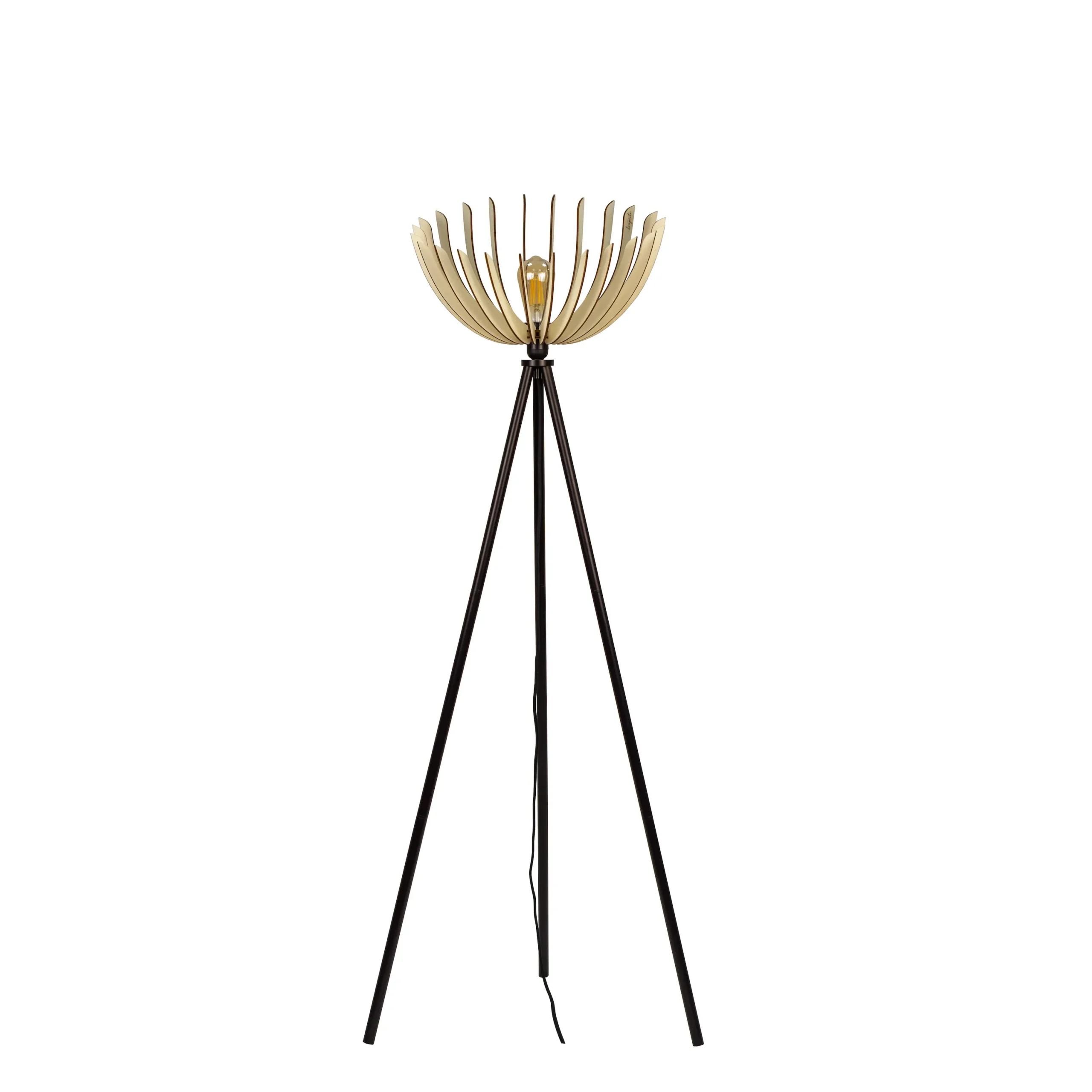 Lampadaire en bois moderne Athéna x Atelier Loupiote Lampadaire en bois moderne Athéna x Atelier Loupiote – Image 3