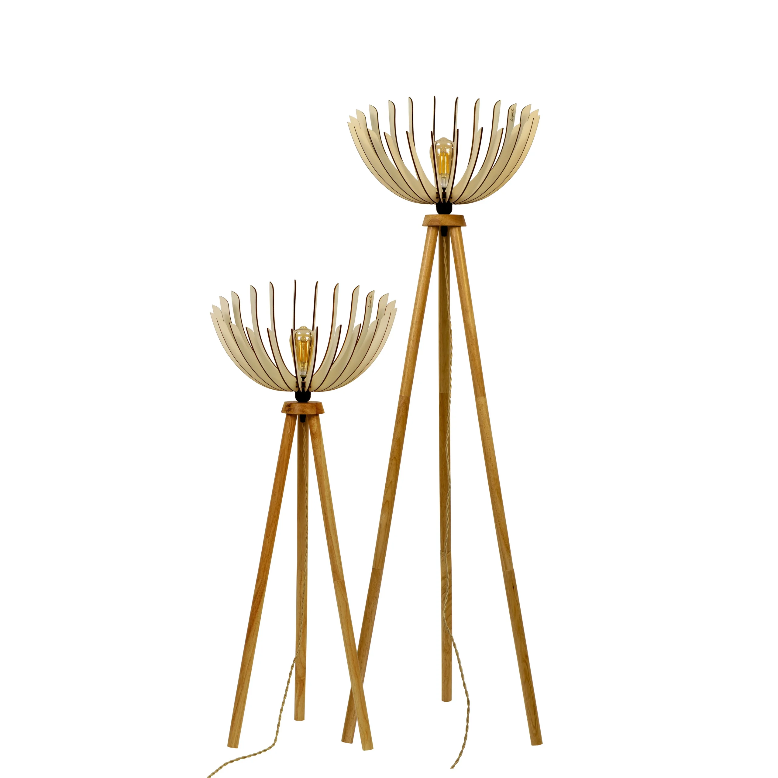 Lampadaire en bois moderne Athéna x Atelier Loupiote Lampadaire en bois moderne Athéna x Atelier Loupiote – Image 13