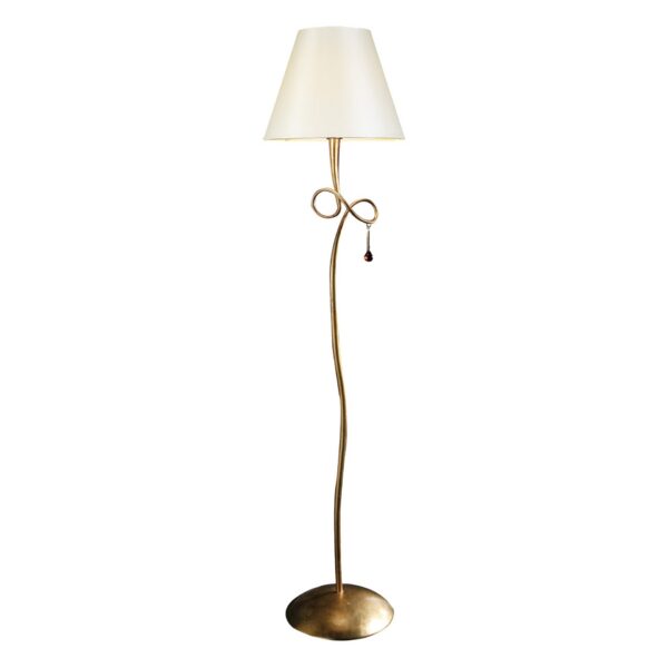 Luminaire tissu : suspensions, lampes et abat-jour en tissu lampadaire doré design