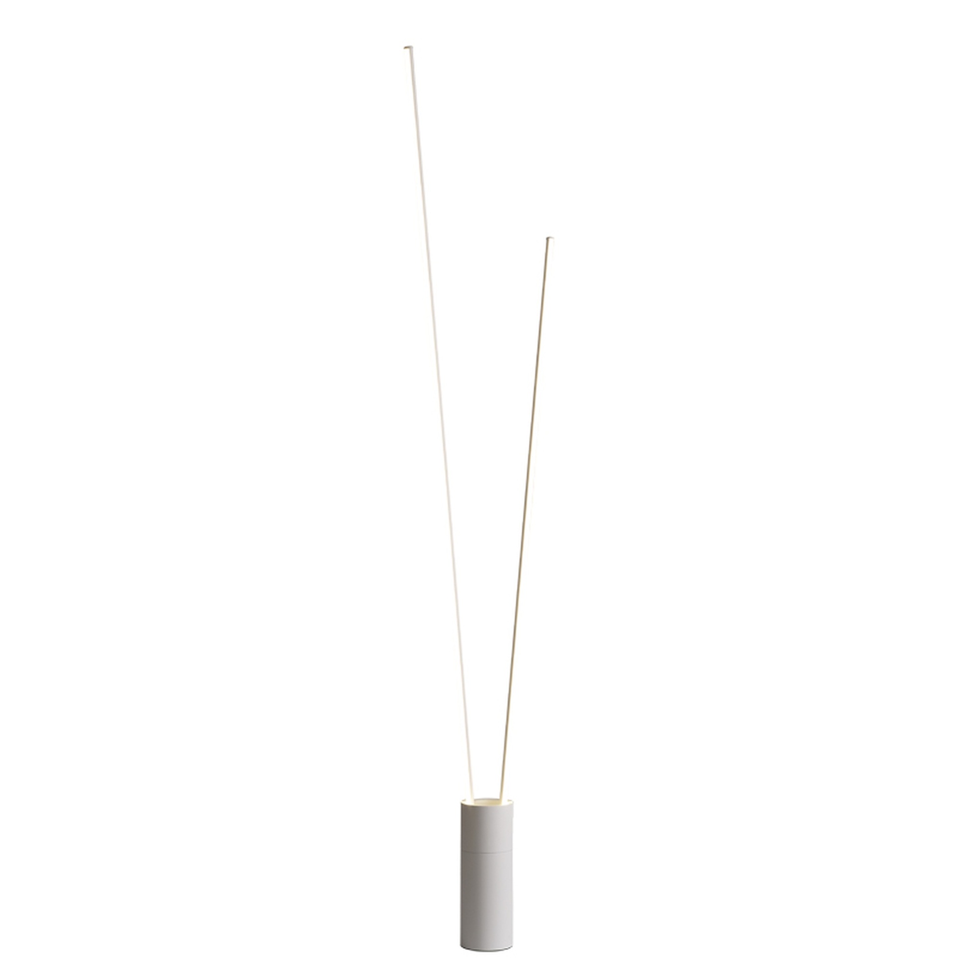 lampadaire variateur vertical 44w blanc