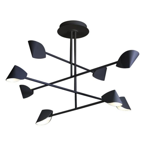 suspension ronde noire capuccina