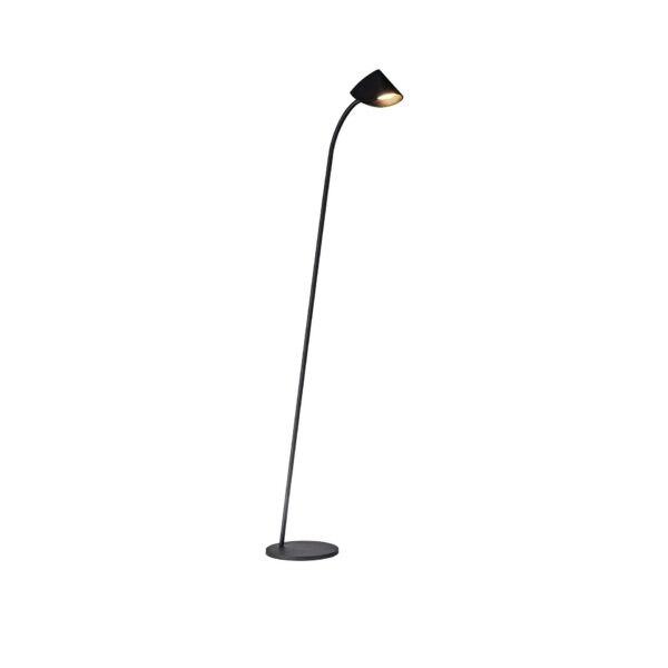 lampadaire noir design capuccina