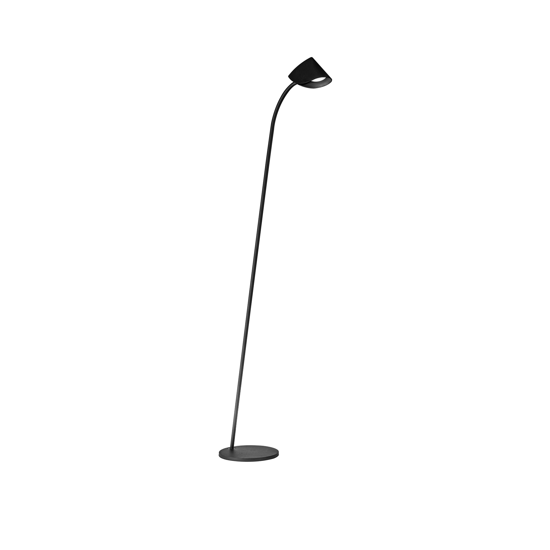 lampadaire noir design capuccina 2