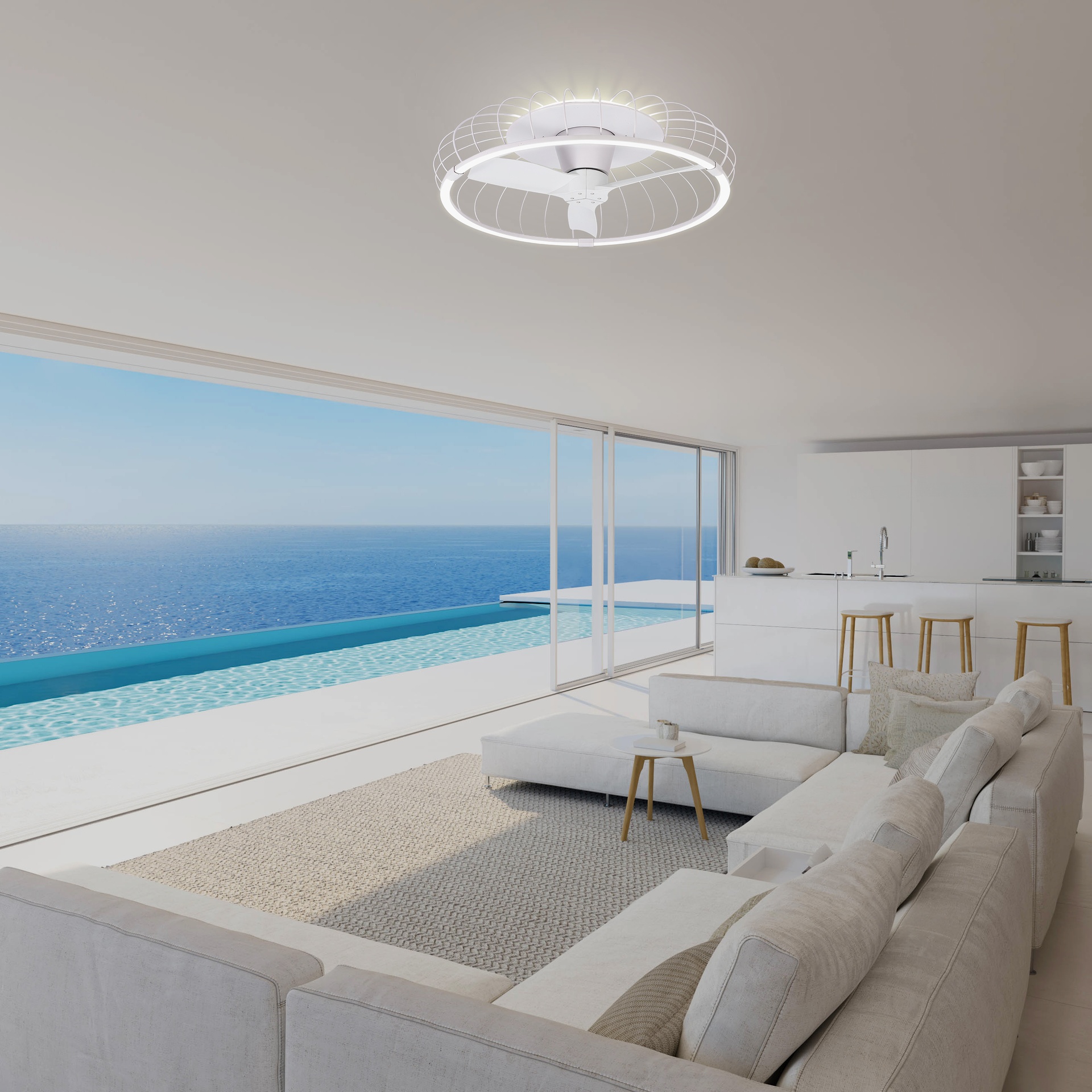 ventilateur plafond nature mantra