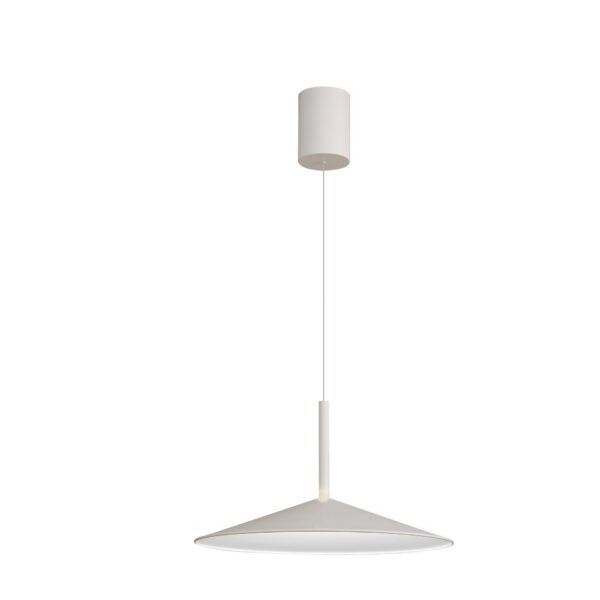 Grande suspension abat jour design Calice vue de dessous