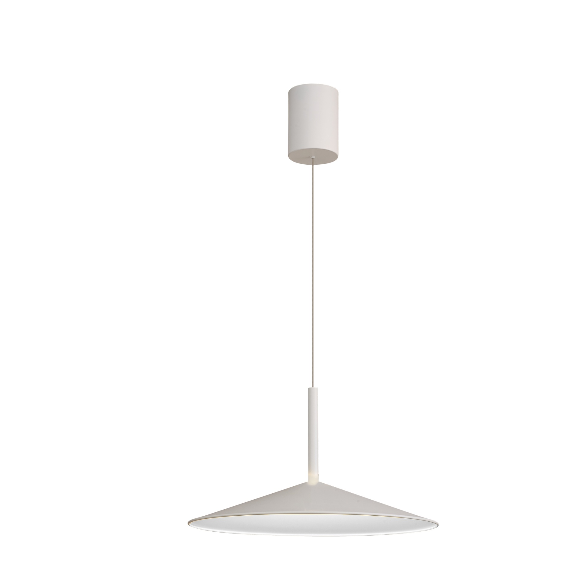 Grande suspension abat jour design Calice vue de dessous