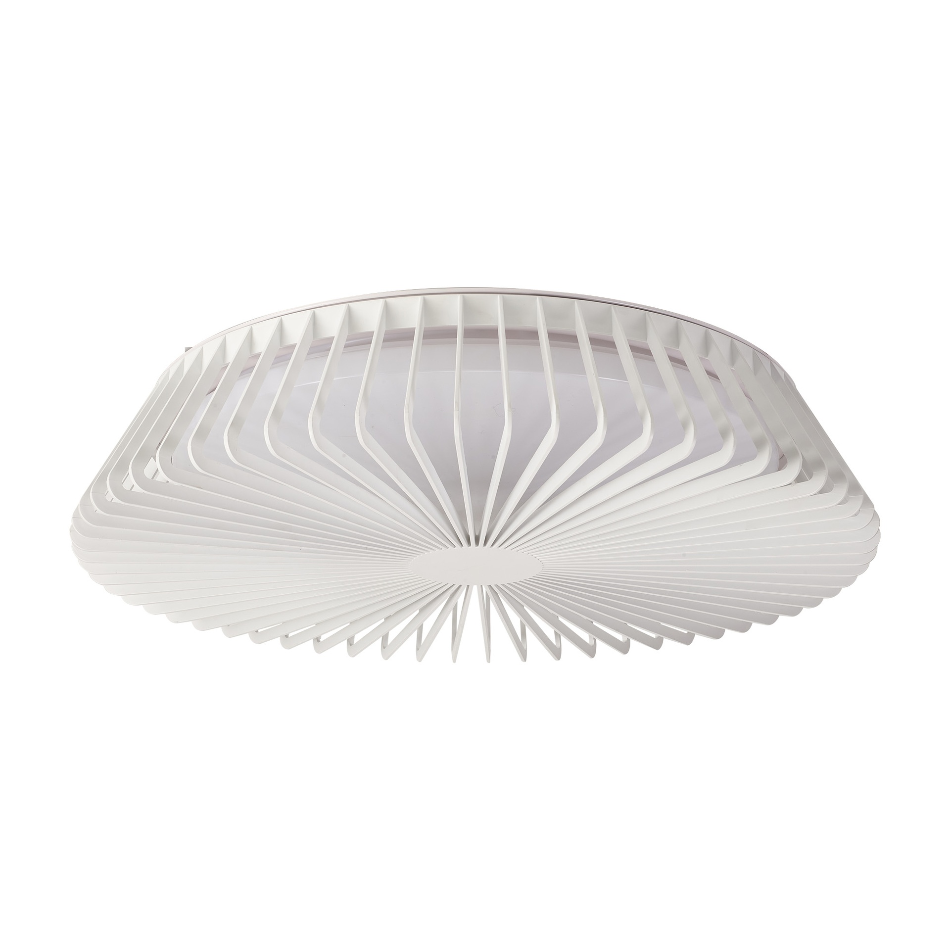 Plafonnier LED Himalaya par Santiago Sevillano x Mantra plafonnier led bois himalaya 63cm blanc 2