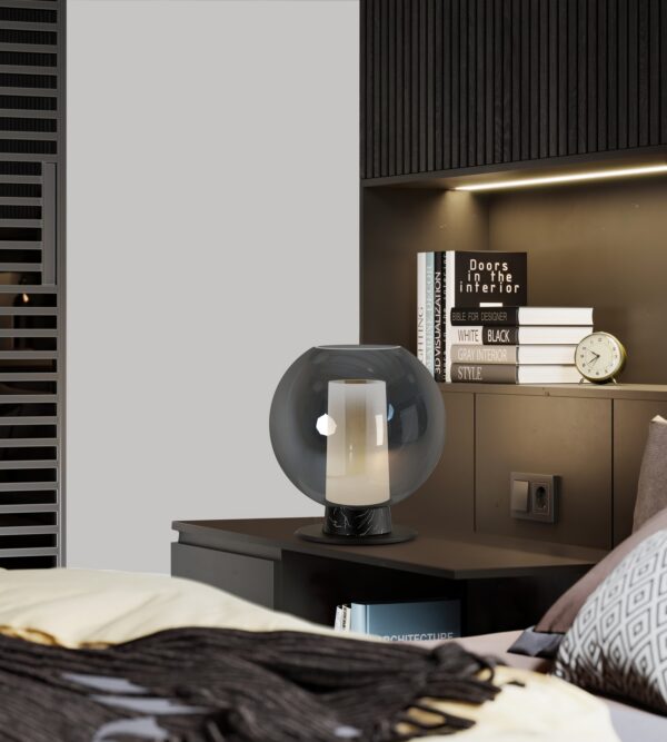 lampe de table boule nora mantra