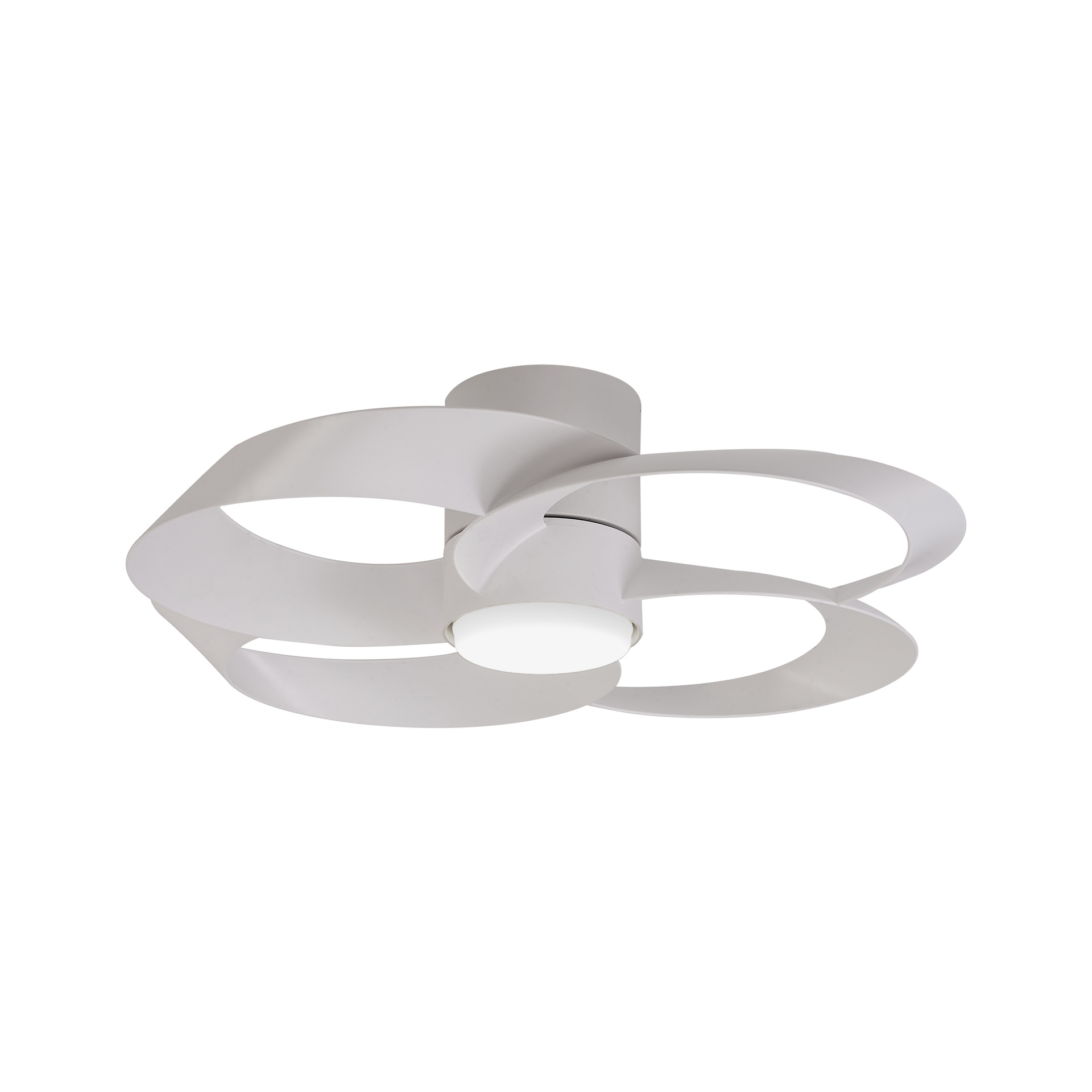 ventilateur plafond avec eclairage rose mantra