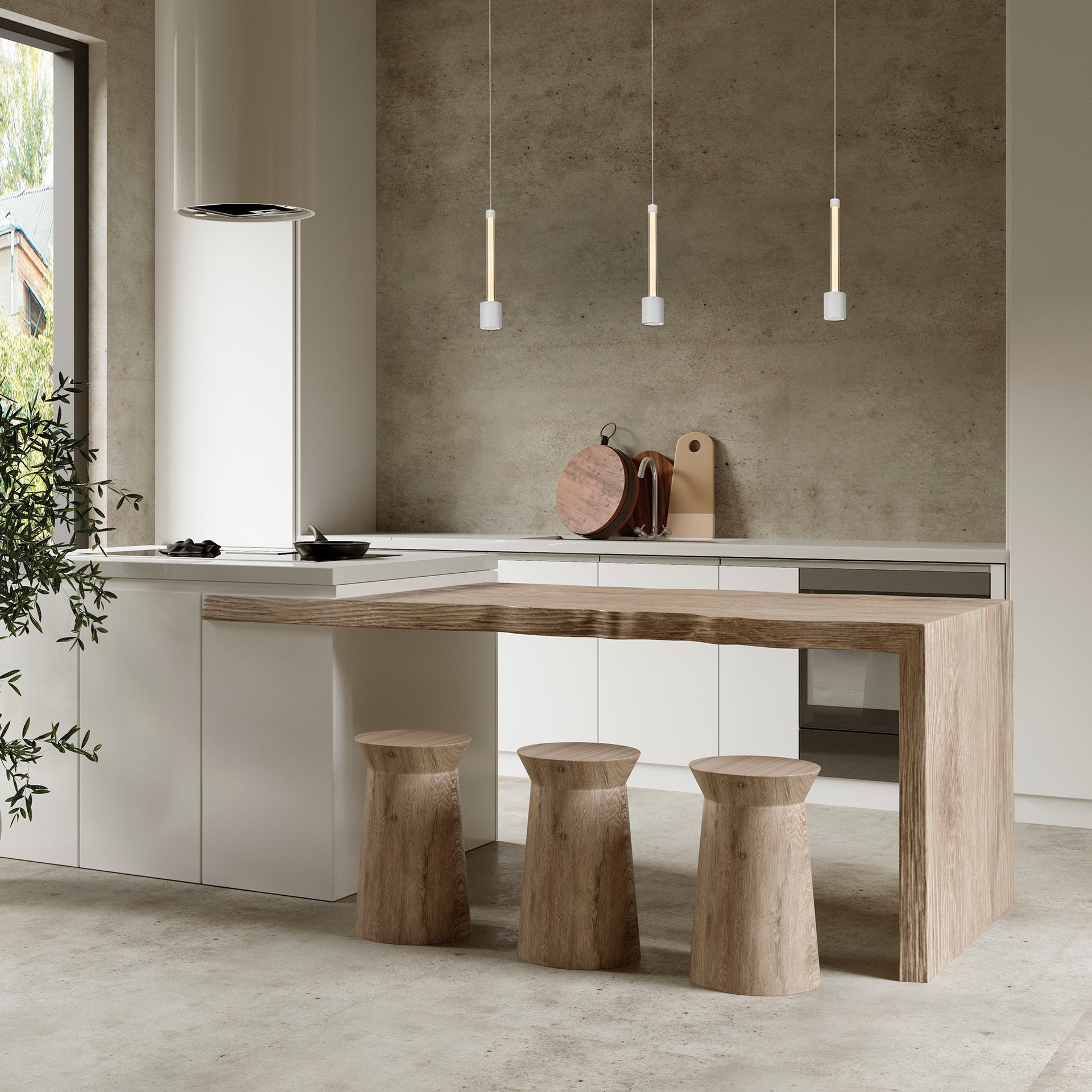 suspension design cuisine fugaz ambiance