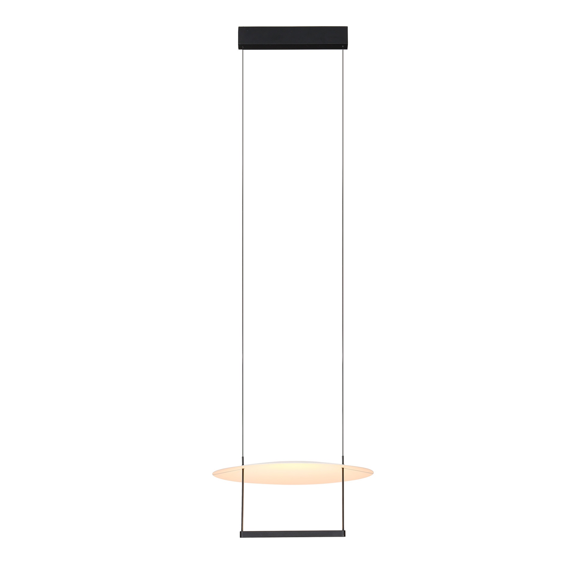Grande suspension noire Sun II par Mantra