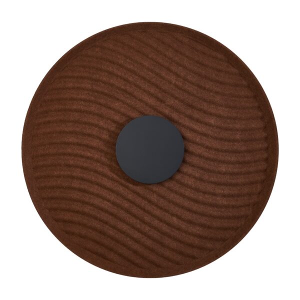 Applique murale ronde design Acustic vue de profil