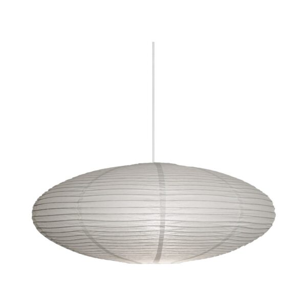 Lampe papier et carton : suspensions et luminaires Abat-jour Villo 60 papier blanc Nordlux