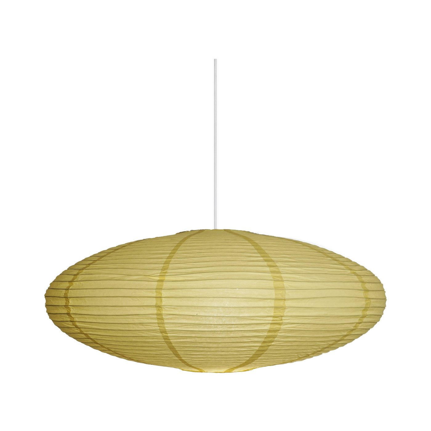 Suspension Villo 60 en papier par Nordlux Abat-jour Villo 60 papier jaune Nordlux