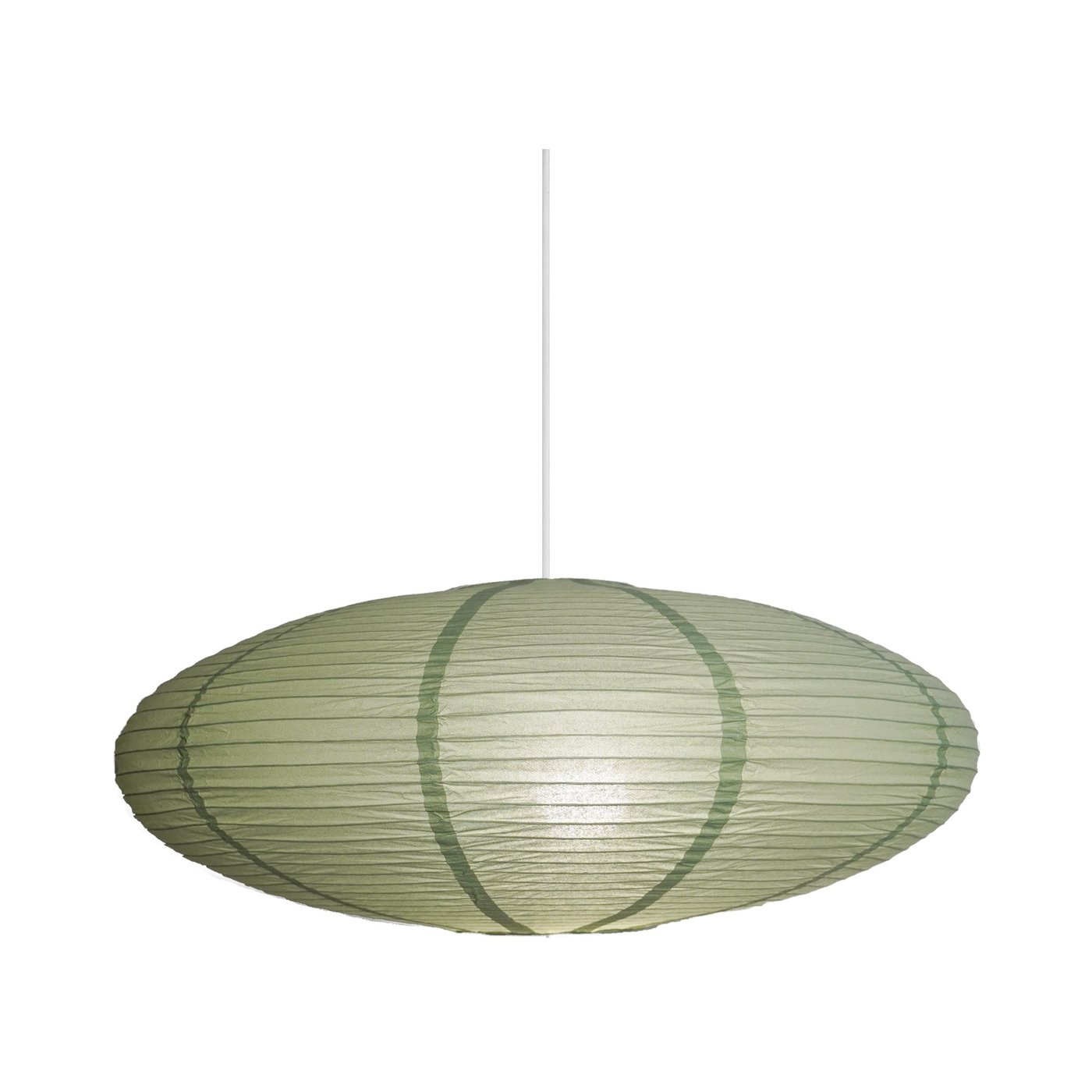 Suspension Villo 60 en papier par Nordlux Abat-jour Villo 60 papier vert Nordlux