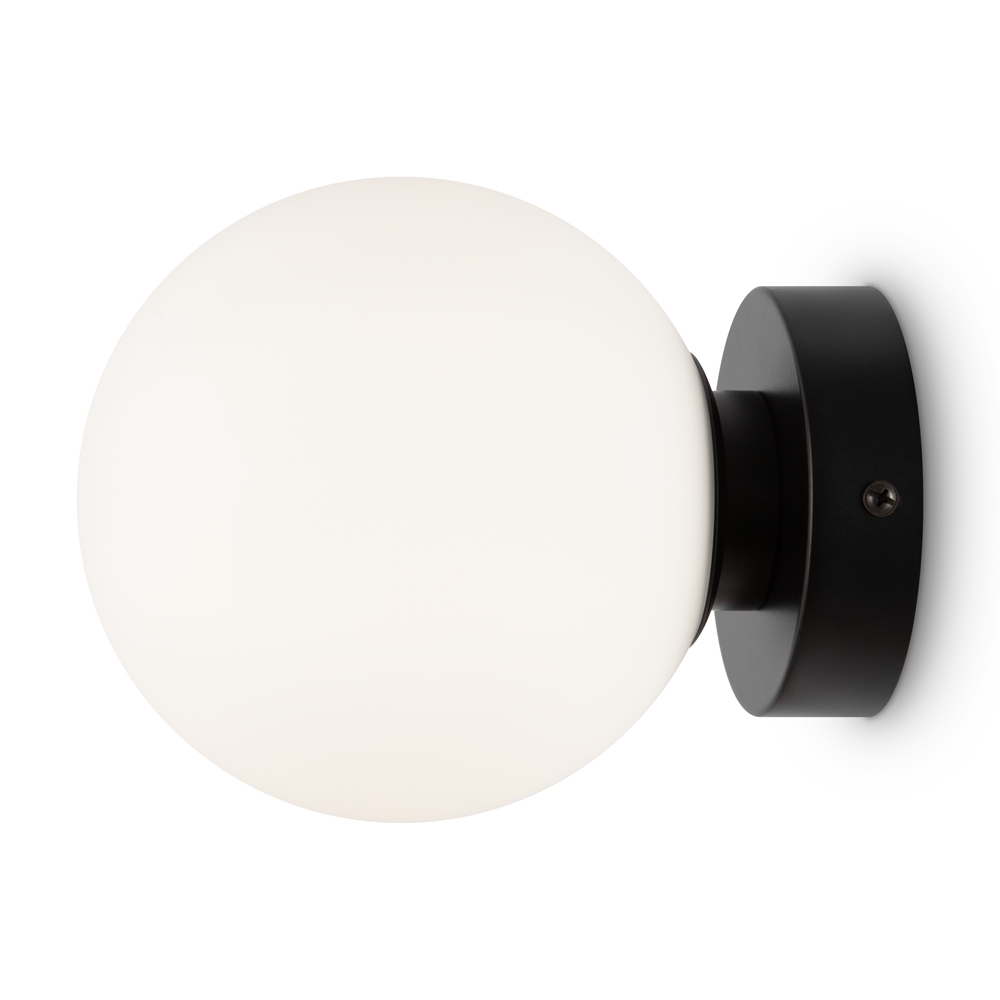 Applique Murale Basic Form — Globe Verre Soufflé Doré applique murale basic form noir