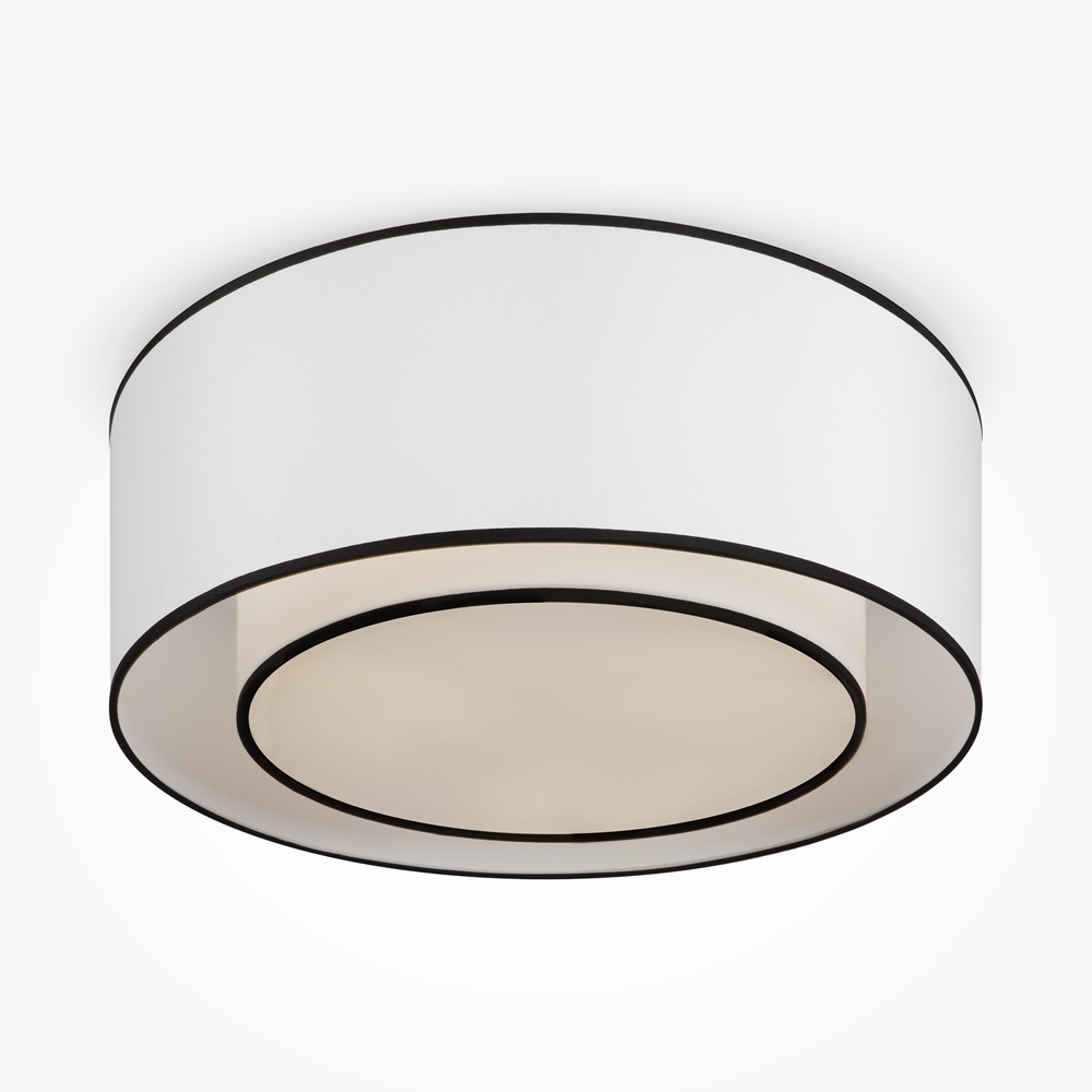 plafonnier 3 lampes tambour