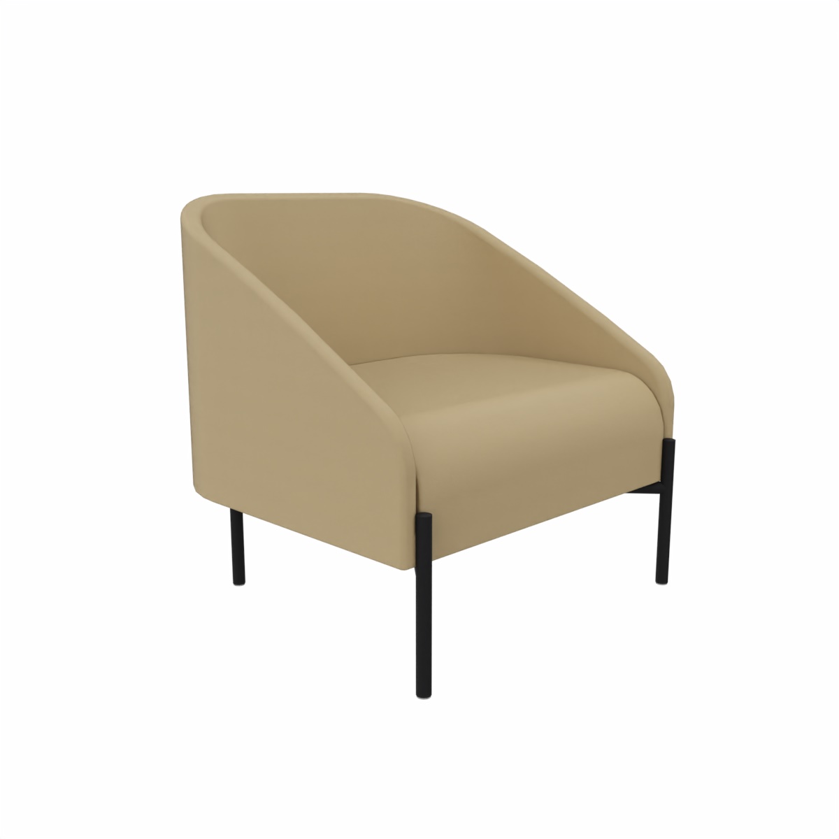 Fauteuil Bond en tissu par Peter van de Water x Cascando