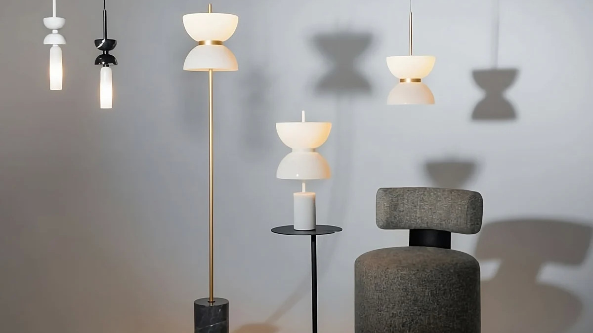Collection Kyoto par Maytoni, style japonisant Collection Kyoto par Maytoni, lampadaire suspensions et lampe à poser inspiration japonaise