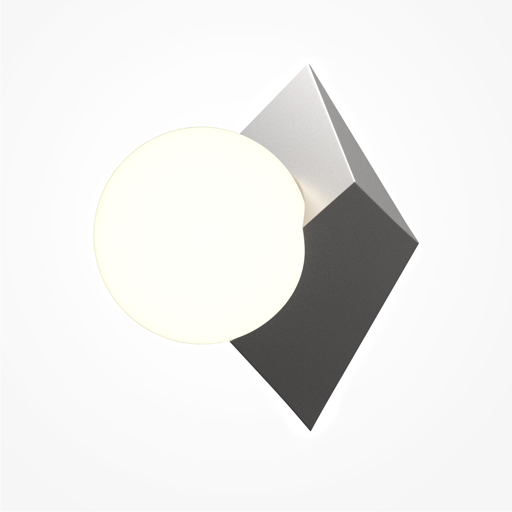Applique Murale Cubeo — Pyramide et Globe Verre