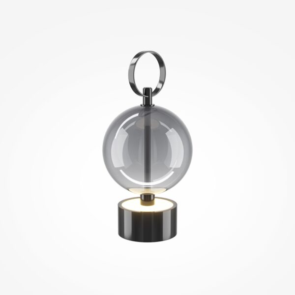 Lampe Nomade Rechargeable Double Moon — Globe Verre