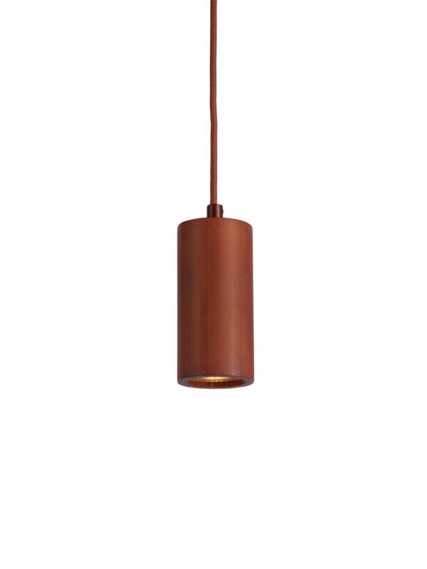 Luminaire bambou : suspensions et lampes en bambou naturel Suspension Java — Cylindre Bambou