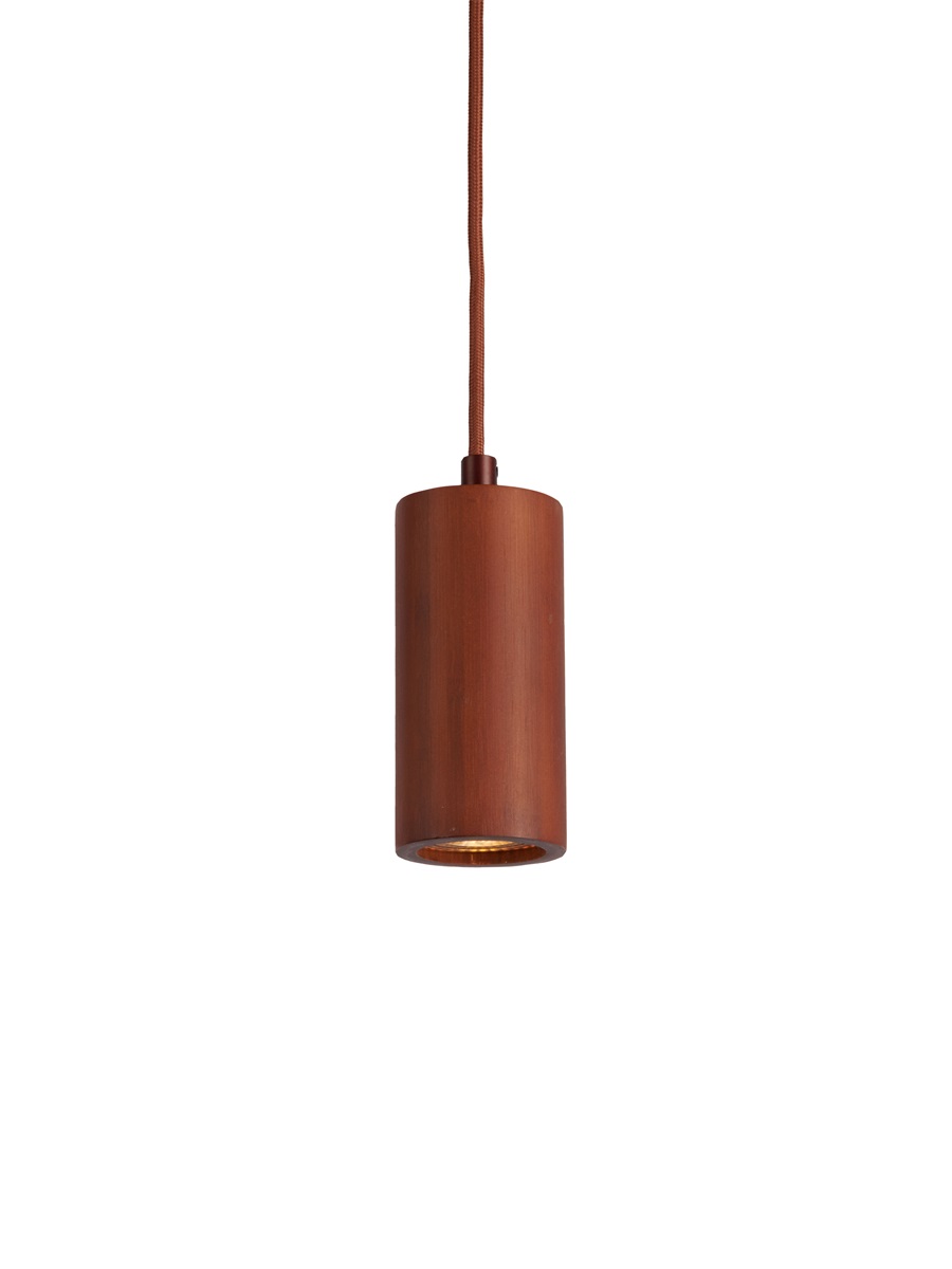 Suspension Java — Cylindre Bambou