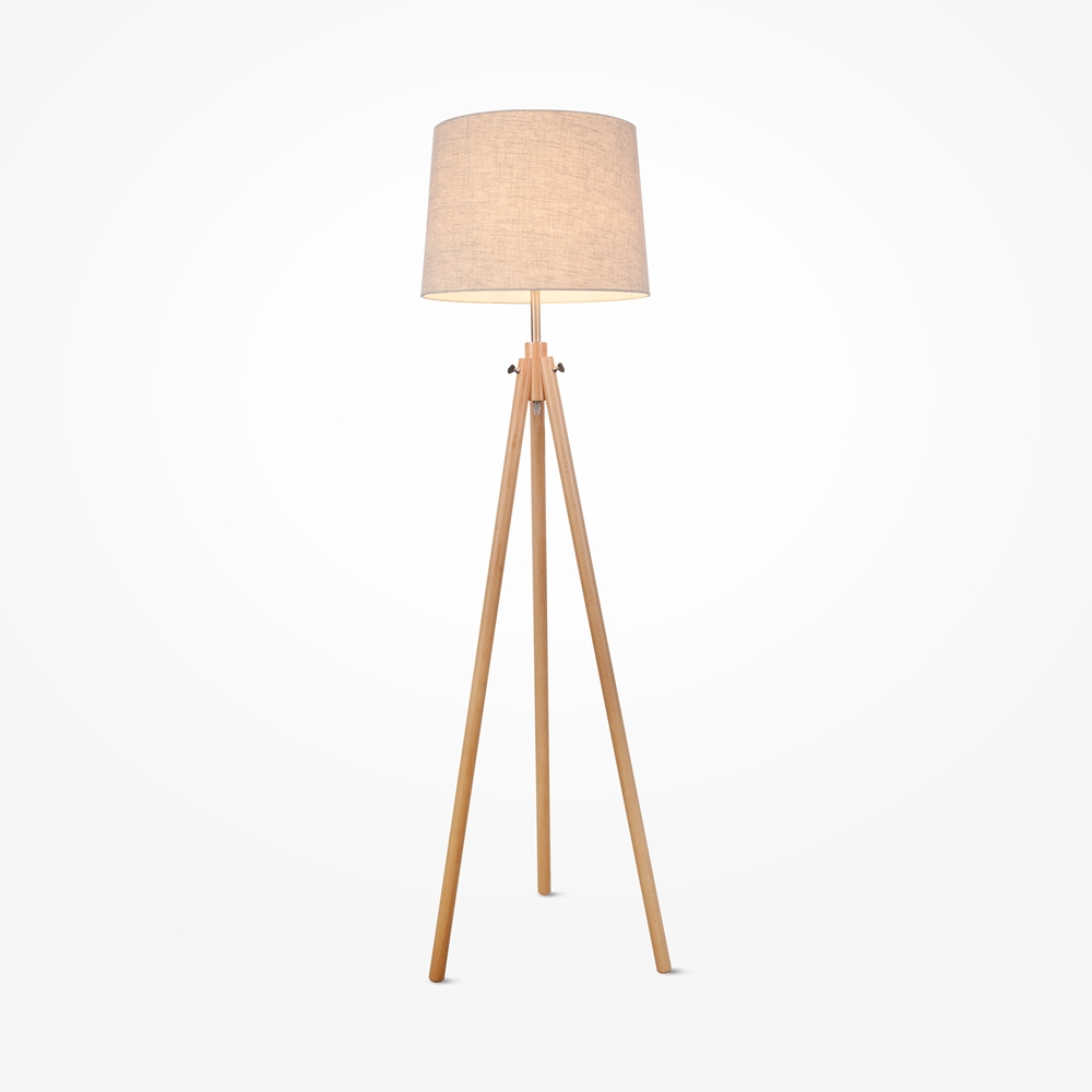 Lampadaire Calvin — Trépied Abat-Jour Coton lampadaire trépied abat-jour coton