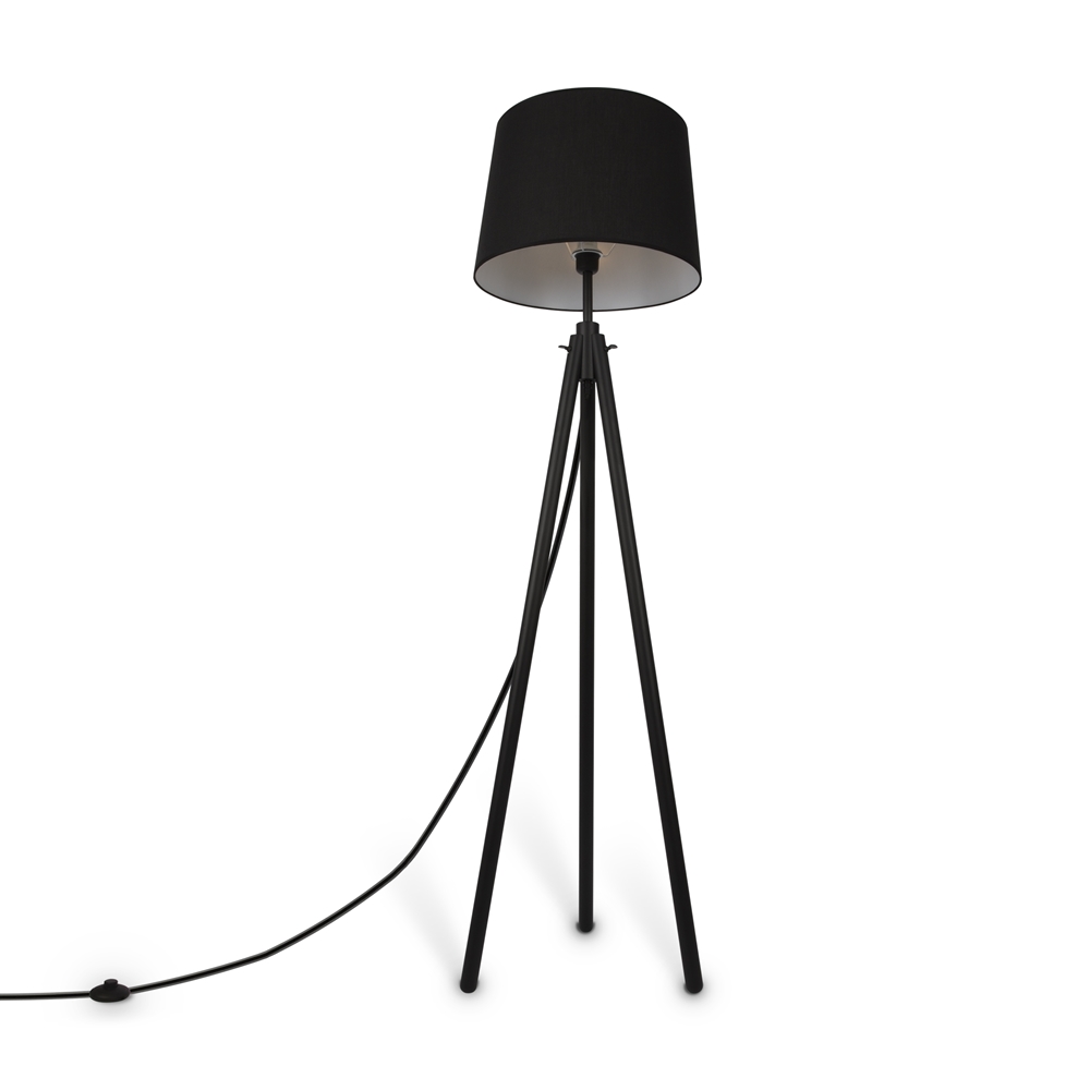 Lampadaire Calvin — Trépied Abat-Jour Coton lampadaire trépied abat-jour coton