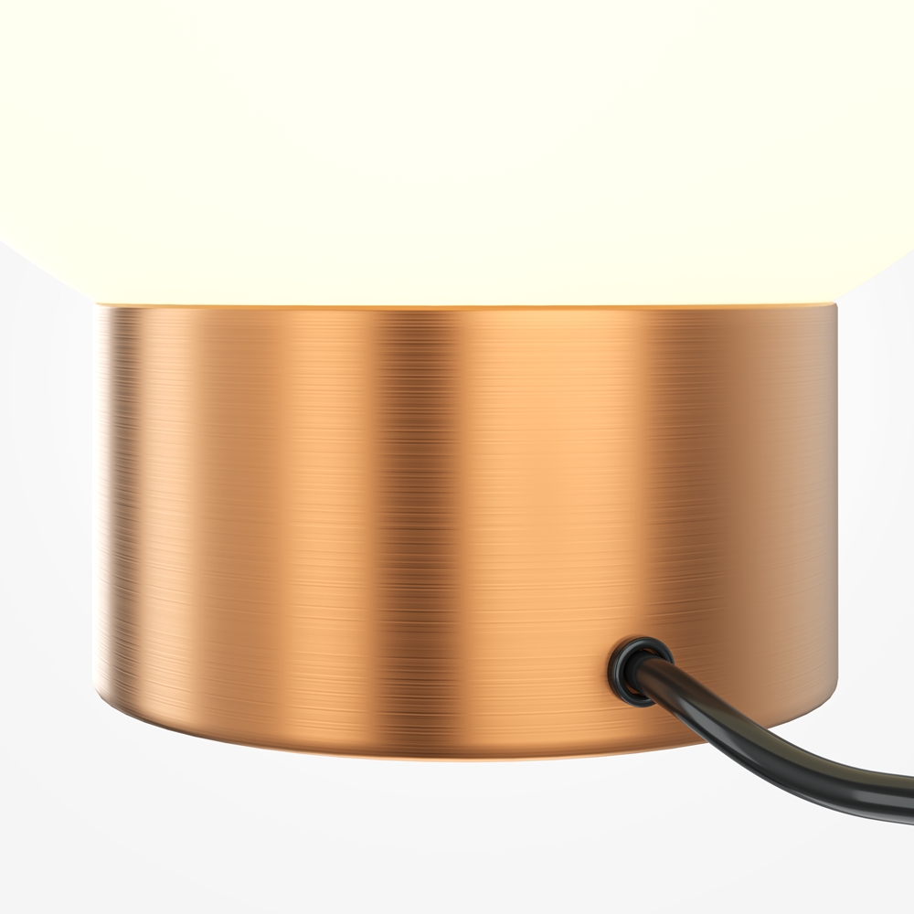 Lampe à Poser Basic Form — Globe Verre Doré lampe à poser globe verre doré