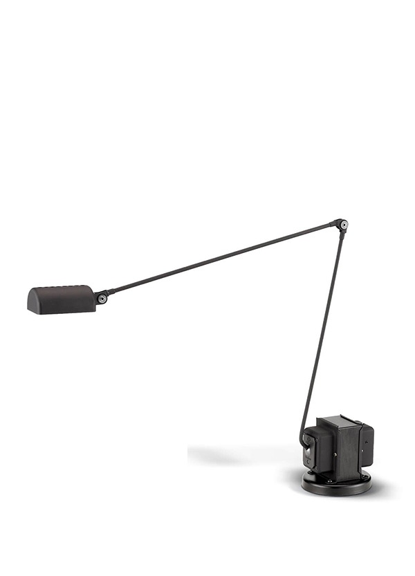 Lampe de table Daphine Lumina fond blanc noir