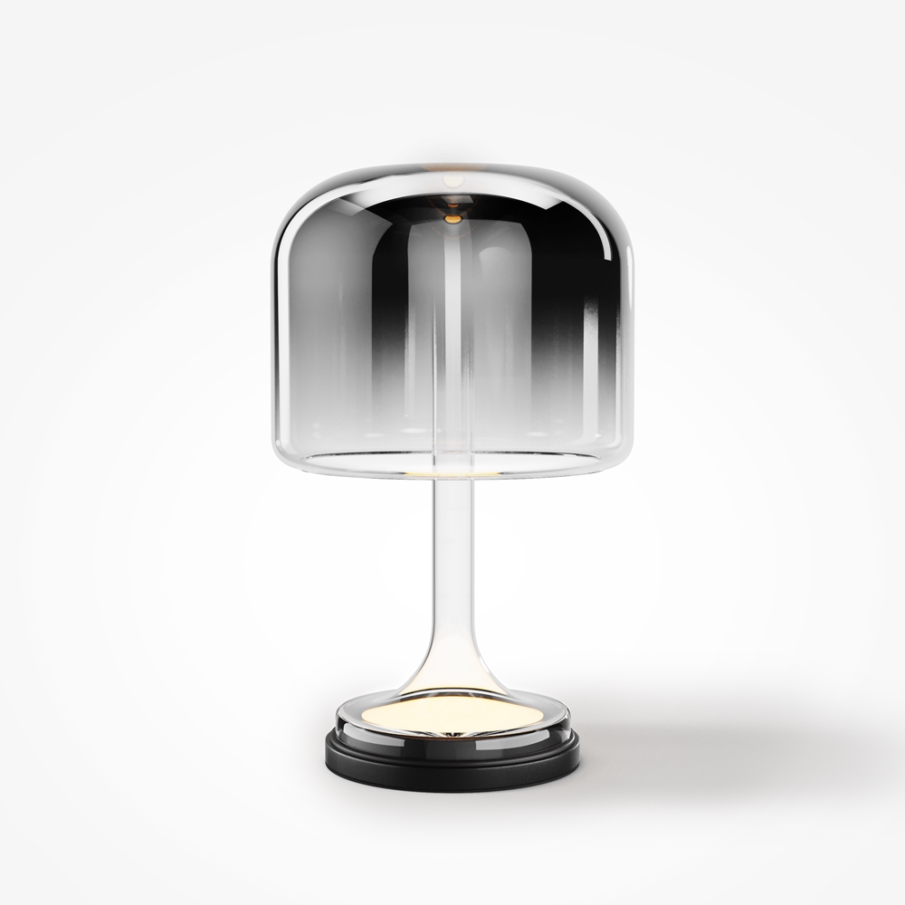 Lampe à Poser Spirito — Dôme Verre Soufflé lampe a poser spirito dome noir