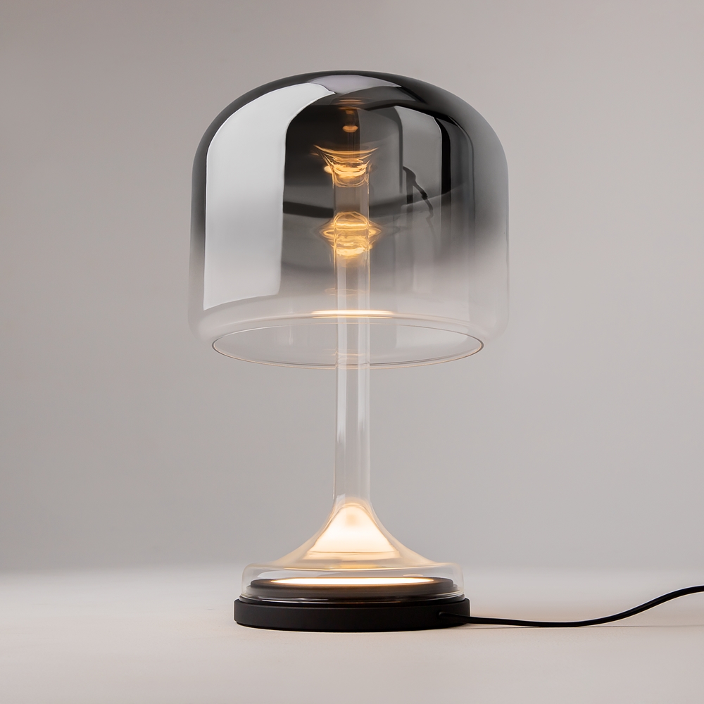 Lampe à Poser Spirito — Dôme Verre Soufflé lampe a poser spirito dome noir