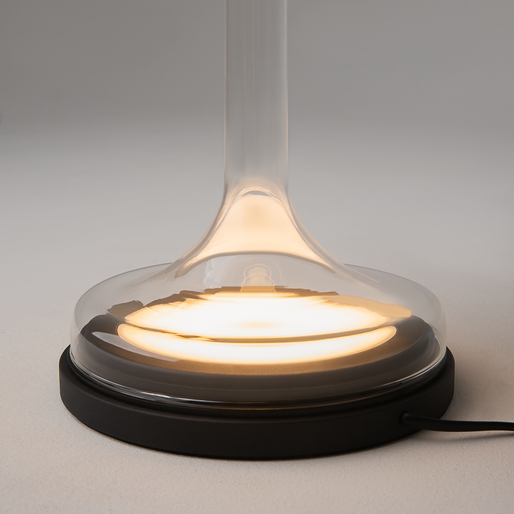 Lampe à Poser Spirito — Dôme Verre Soufflé lampe a poser spirito dome noir