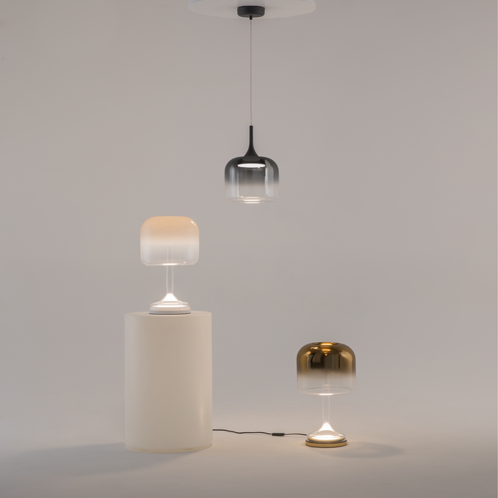 Lampe à Poser Spirito — Dôme Verre Soufflé lampe a poser spirito dome or