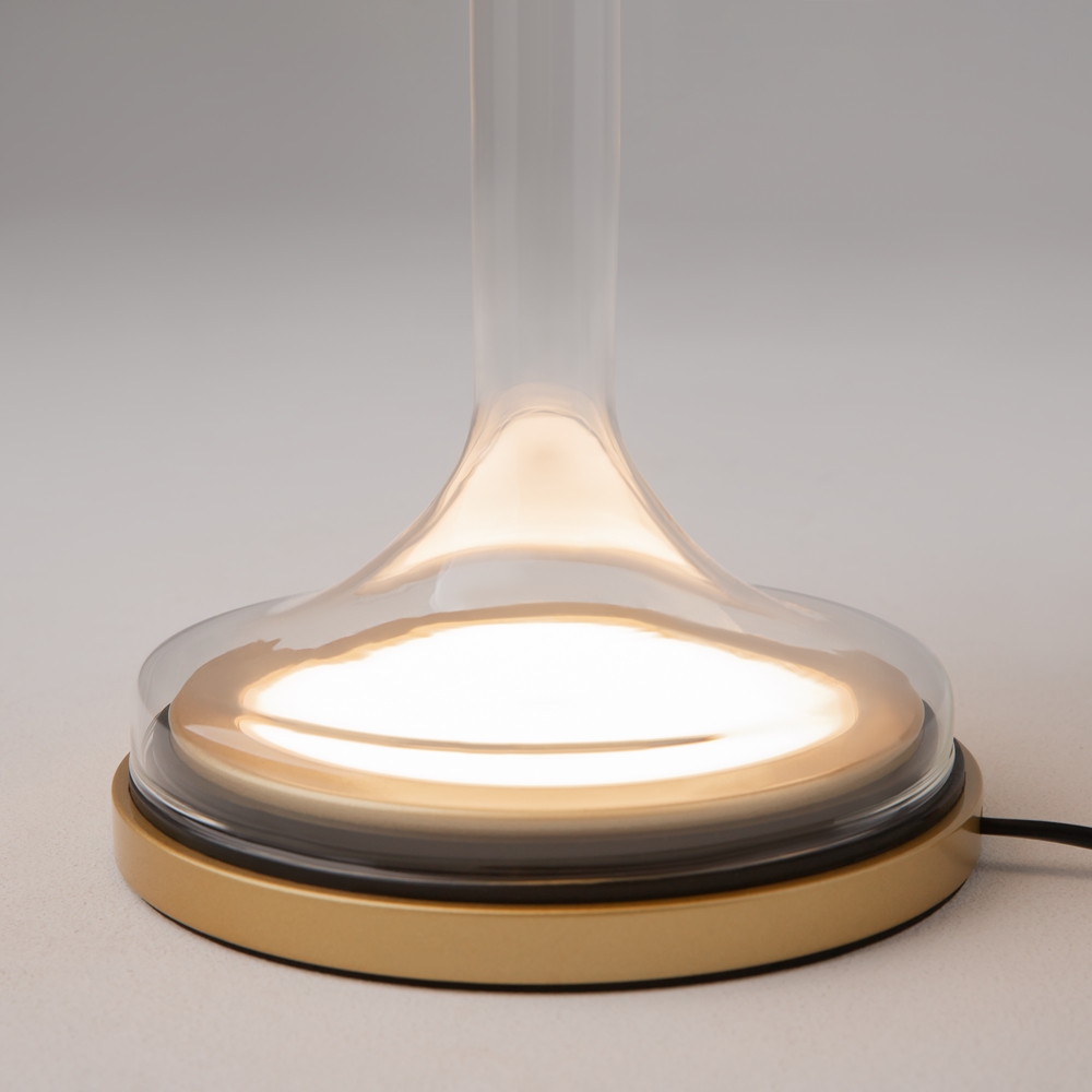 Lampe à Poser Spirito — Dôme Verre Soufflé lampe a poser spirito dome or