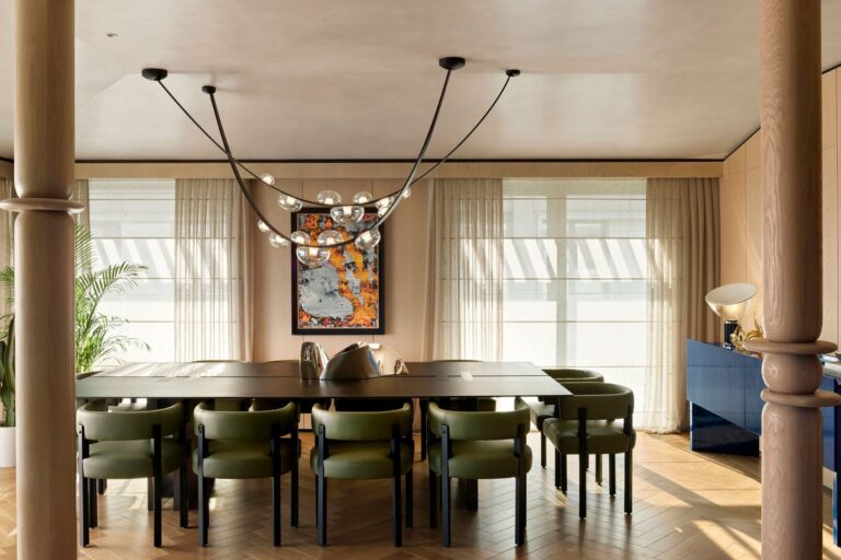 Luminaire haut de gamme Bomma suspension dans une salle à manger design