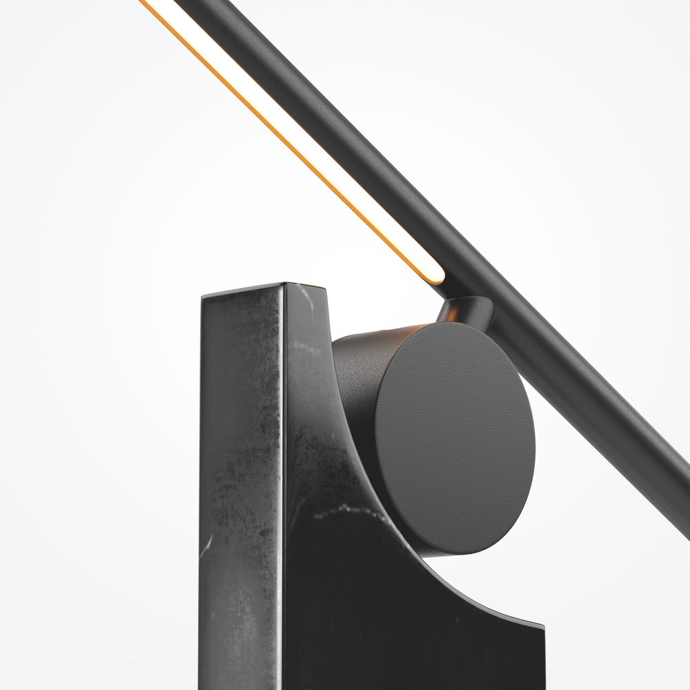 Lampe à Poser Monumento — Marbre Noir Architecturale Lampe à Poser Monumento — Marbre Noir Architecturale – Image 3