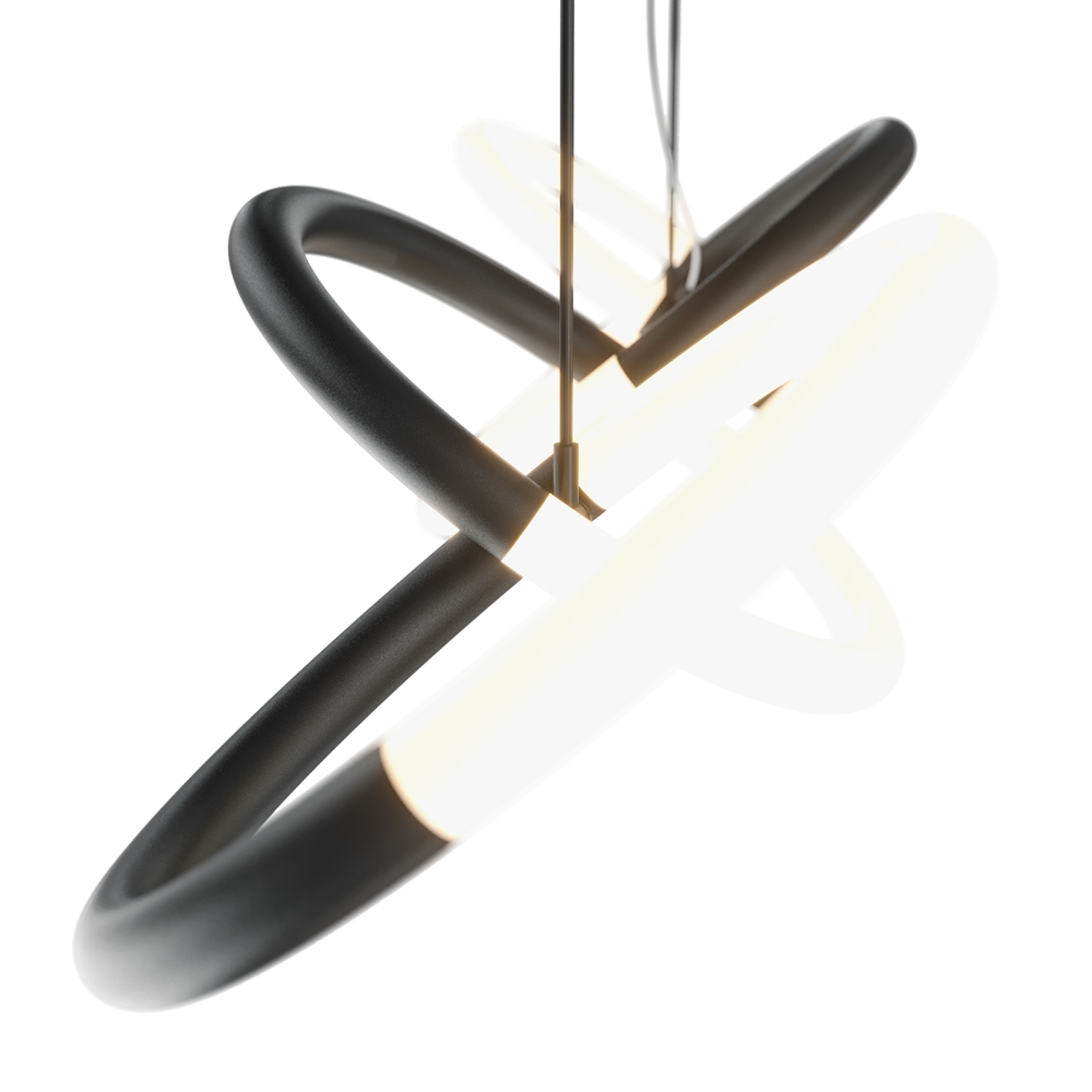 Suspension Node — Double Anneau Sculptural suspension double anneau sculptural