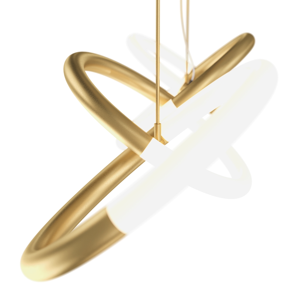 Suspension Node — Double Anneau Sculptural suspension double anneau sculptural