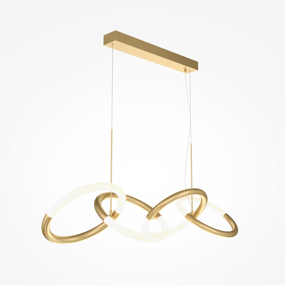 Suspension Node — Double Anneau Sculptural suspension double anneau sculptural